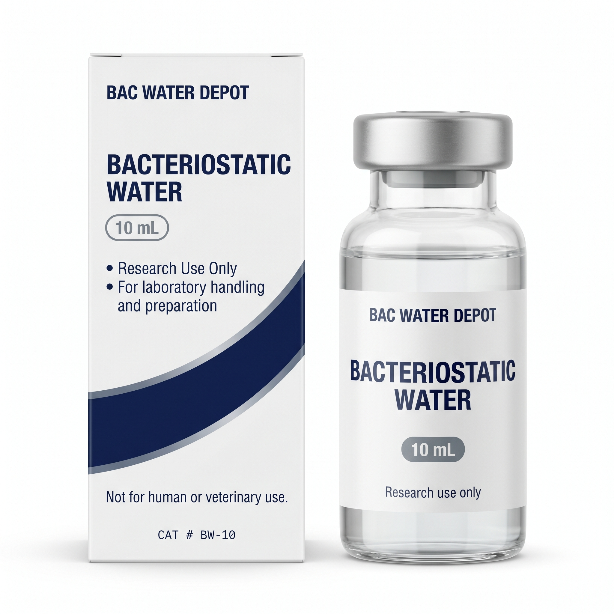 Bacteriostatic Water — 10 mL Vial